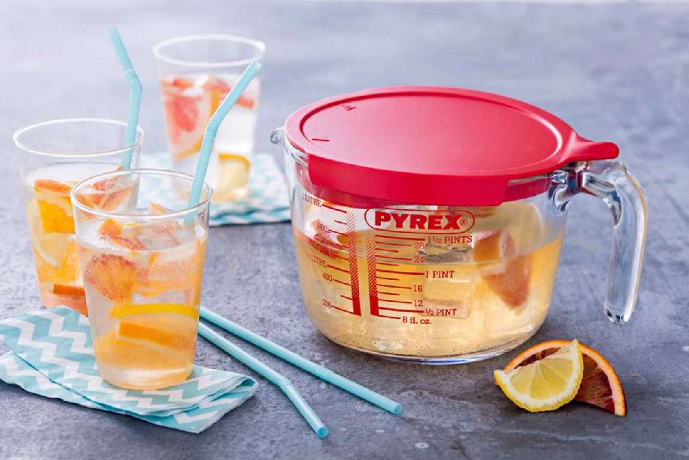 pyrex Pyrex measuring cup glass 1l made of borosilicate glass with handle and lid Letzte 3 Tage