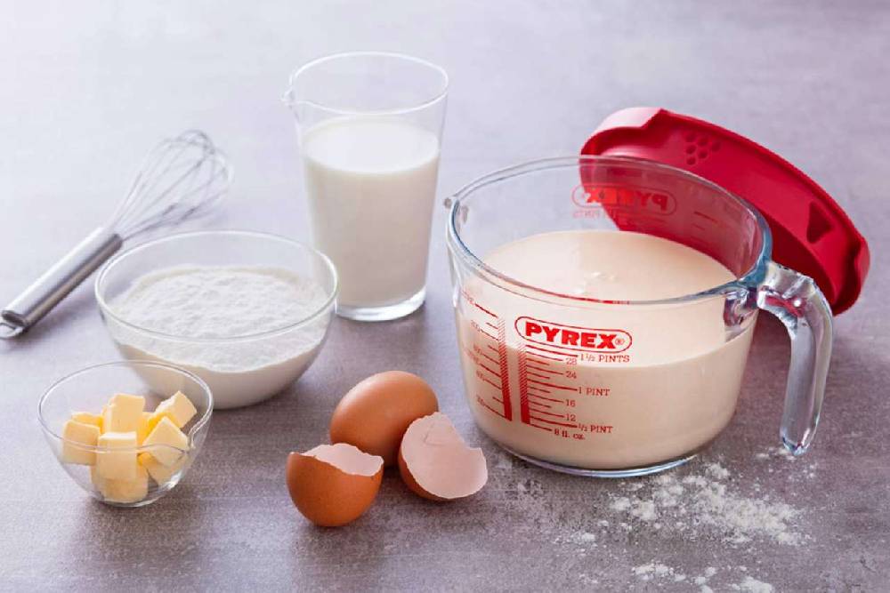 pyrex Pyrex measuring cup glass 1l made of borosilicate glass with handle and lid Letzte 3 Tage