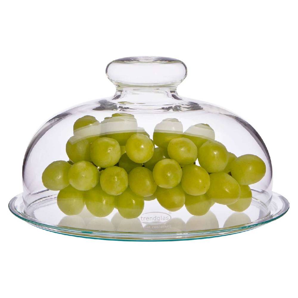 trendglas-jena Trend glass cheese cover with glass plate