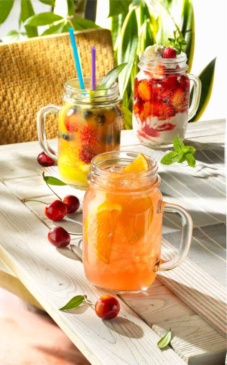 quattro-stagioni Quattro Stagioni Vintage Glass Jars with Lids & Handles 400ml Online