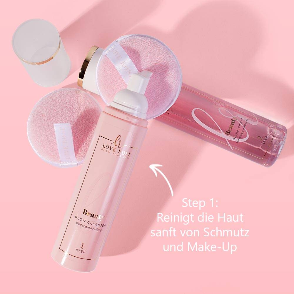 Love Rose Cosmetics Beauty Glow Cleanser Zeitbegrenzte Promotion