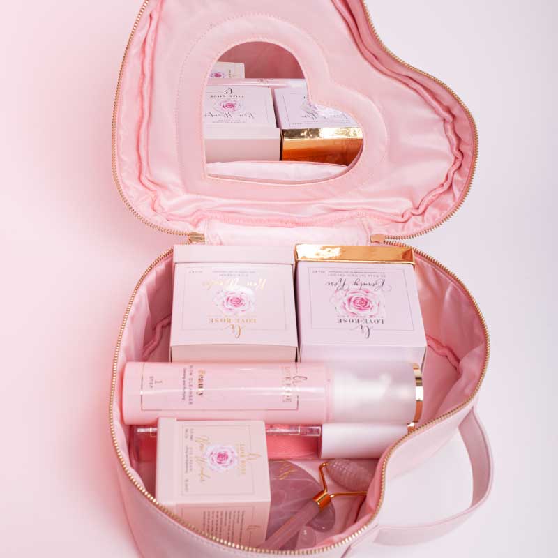 Love Rose Cosmetics Kosmetiktasche Herz Black Friday Preise