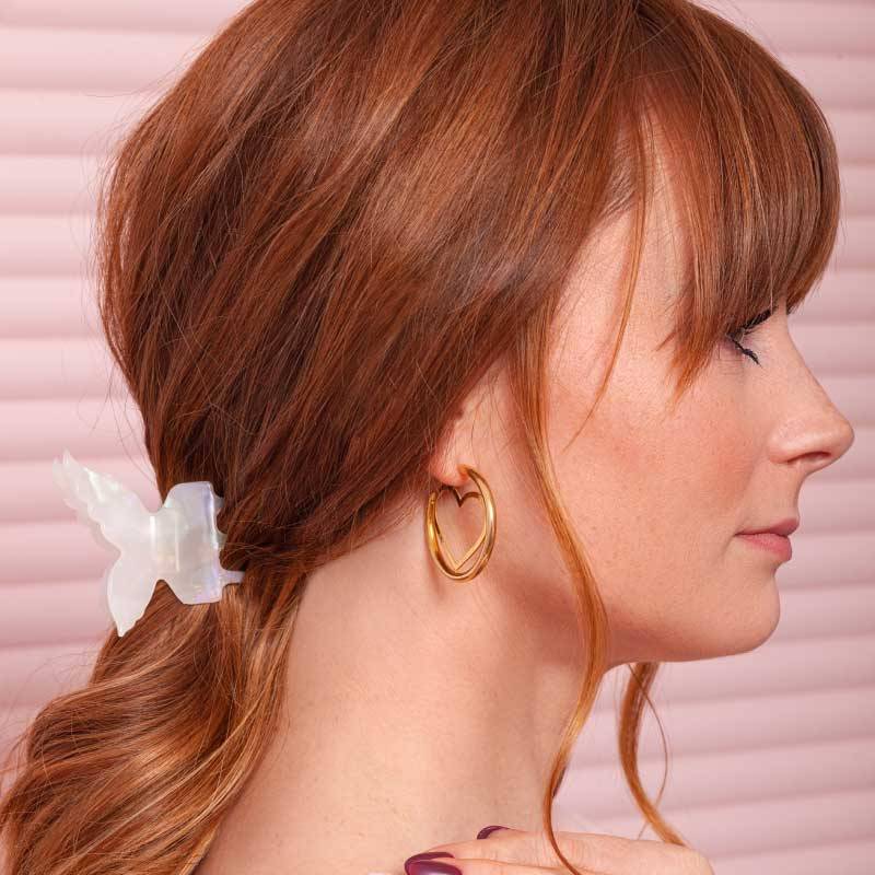 Love Rose Cosmetics Herz Creolen Im Verkauf
