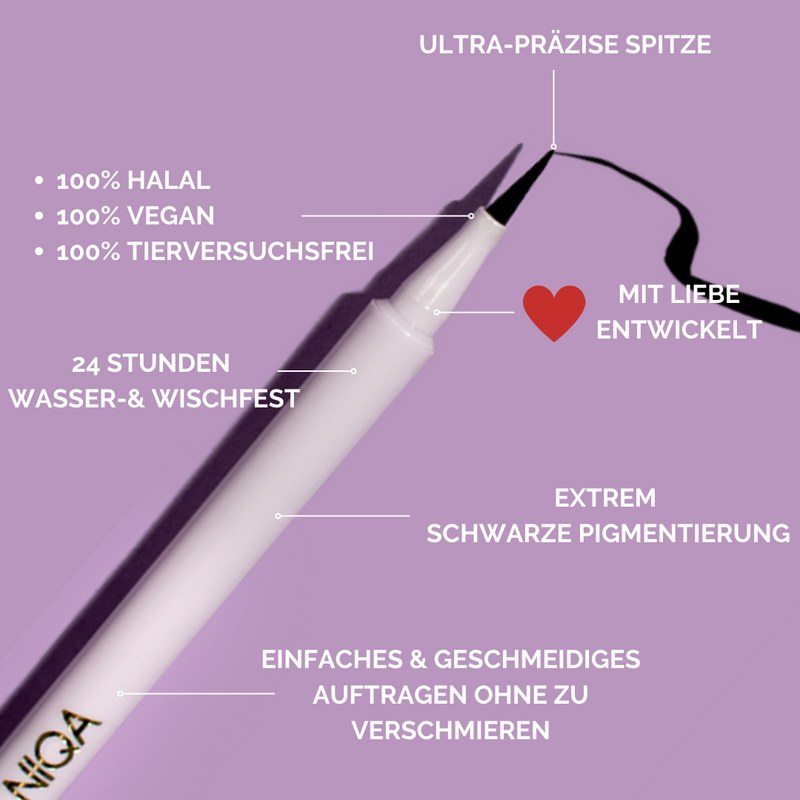 Niqa Cosmetics EYELINER-BROWLINER DUO SET Letzte 2 Tage