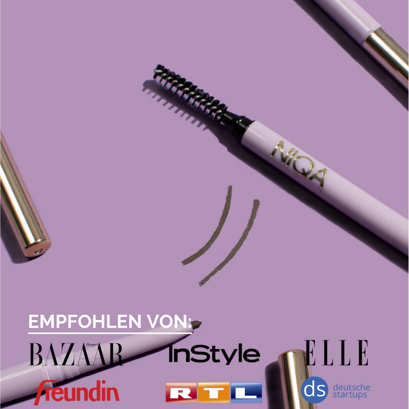 Niqa Cosmetics Browliner Cinnamon Duo Set Super Rabatt