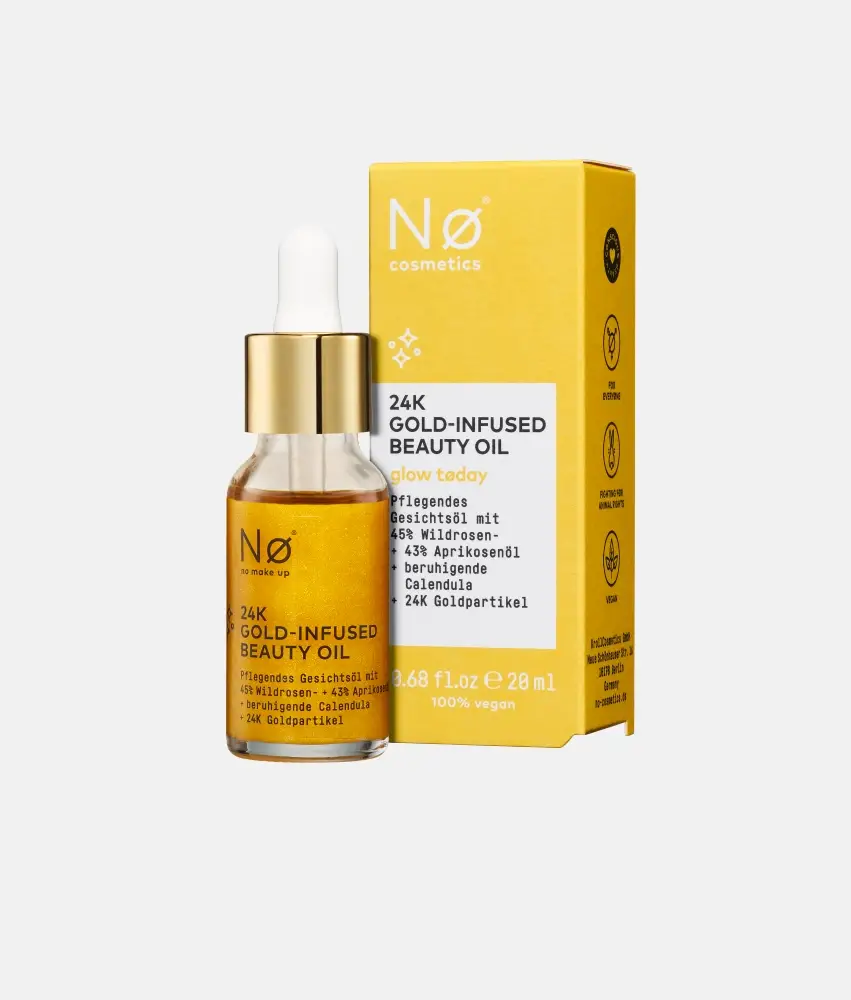 Nø Cosmetics glow tøday 24K Gold-Infused Beauty Oil Outlet
