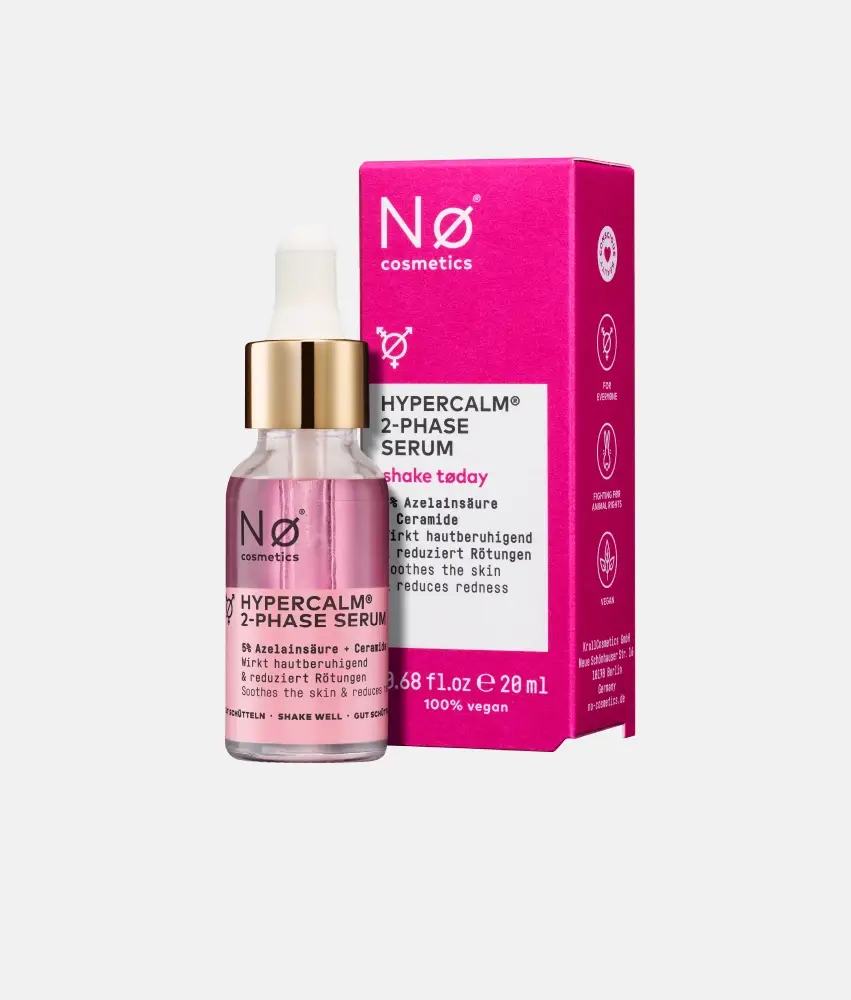 Nø Cosmetics shake tøday Hypercalm® 2-Phase Serum Fabrikverkauf