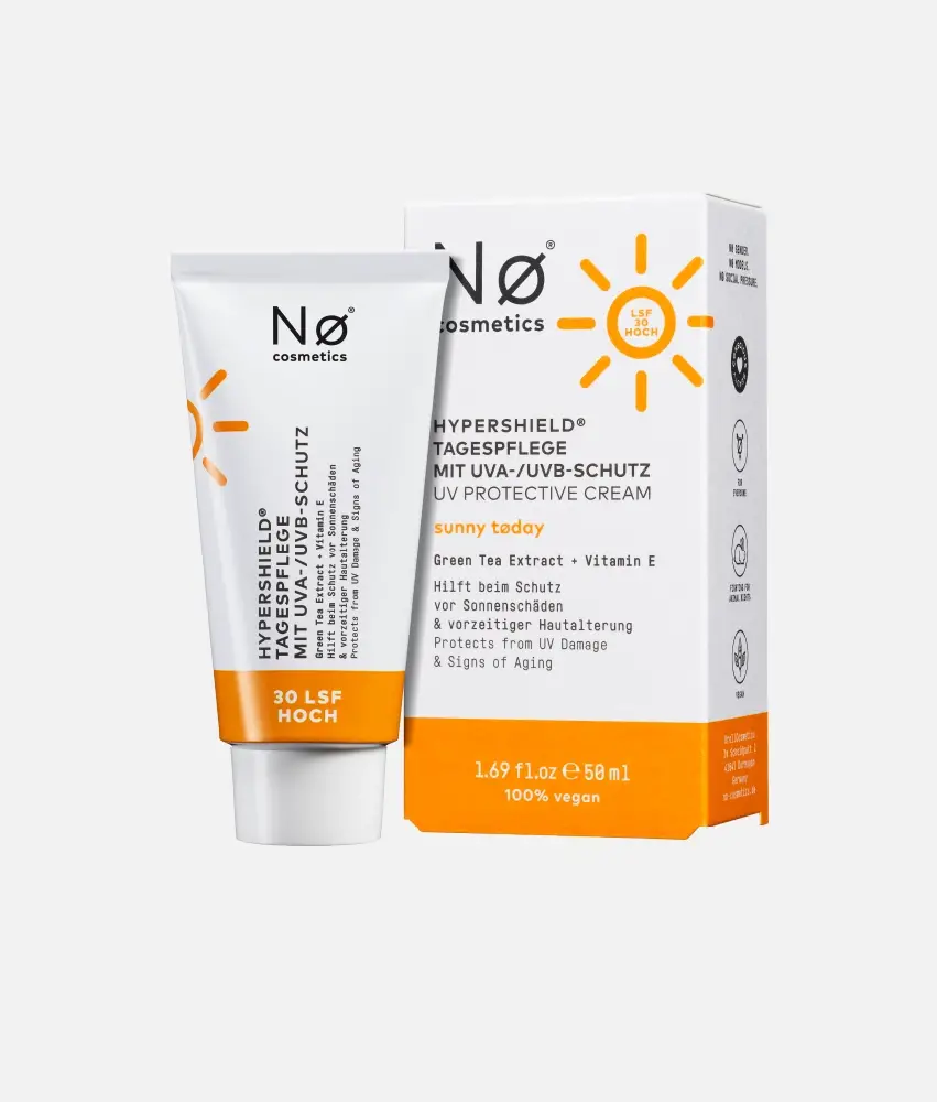 Nø Cosmetics sunny tøday Hypershield® Tagespflege mit UVA-/UVB-Schutz Blitzverkäufe