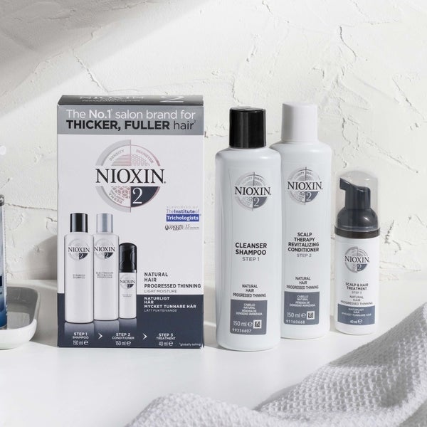 NIOXIN 3-Part System 2 Trial Kit for Natural Hair with Progressed Thinning Begrenzt auf 3 Tage