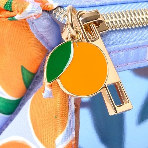 The Flat Lay Co. Open Flat Makeup Jelly Box Bag - Mediterranean Oranges Vatertagsangebot