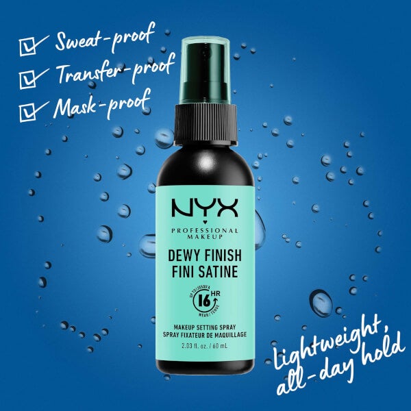 NYX Professional Makeup Make Up Setting Spray - Dewy Finish/Long Lasting Hotsell