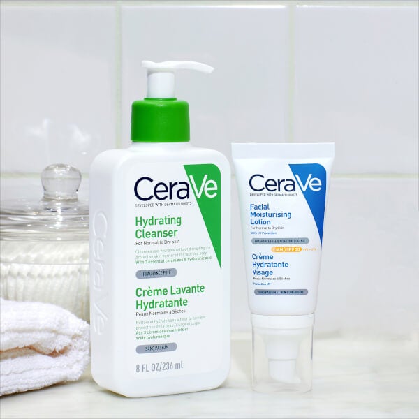 CeraVe AM Facial Moisturising Lotion SPF30 with Ceramides for Normal to Dry Skin 52ml Fabrik Onlineshop
