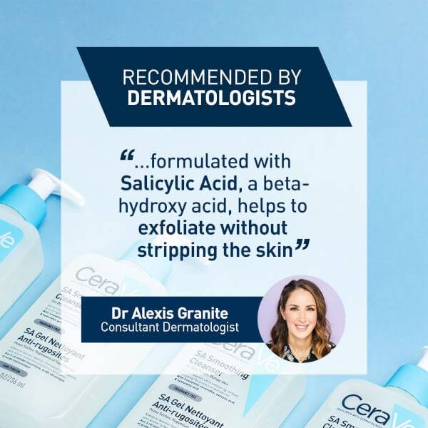 CeraVe SA Smoothing Cleanser with Salicylic Acid for Dry, Rough & Bumpy Skin 236ml Saisonschlussverkauf