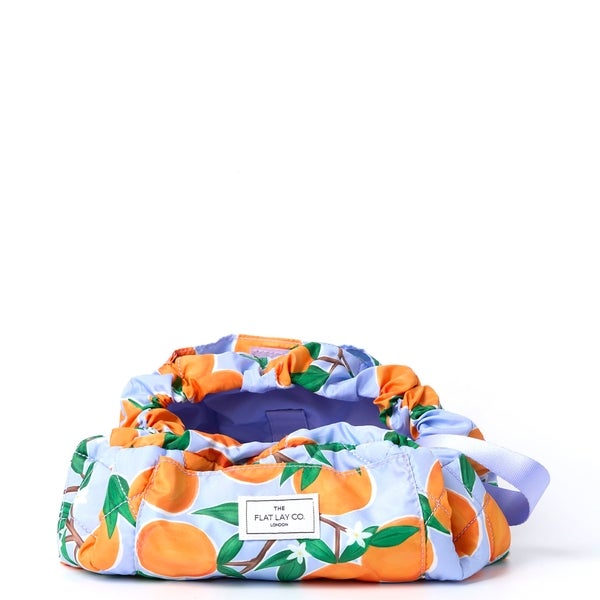 The Flat Lay Co. Drawstring Makeup Bag - Mediterranean Oranges Großer Ausverkauf