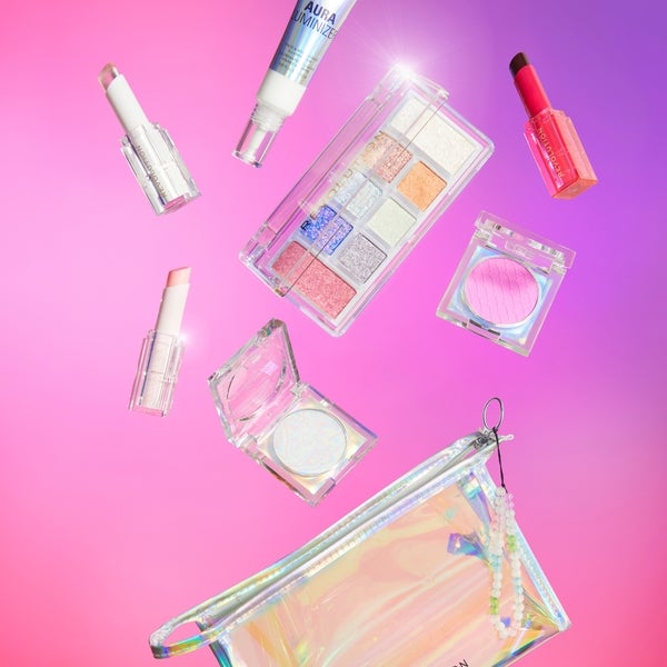 Makeup Revolution Mood Switch Holographic Makeup Bag Neueste Mode
