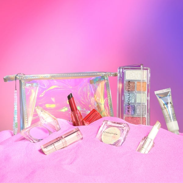 Makeup Revolution Mood Switch Holographic Makeup Bag Neueste Mode