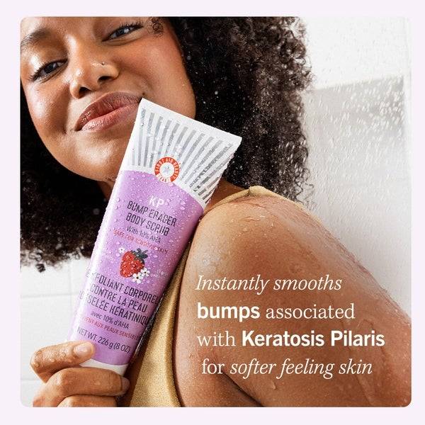 First Aid Beauty KP Bump Eraser Fresh Strawberry Body Scrub with 10% AHA 226g Rabatte dieses Monats