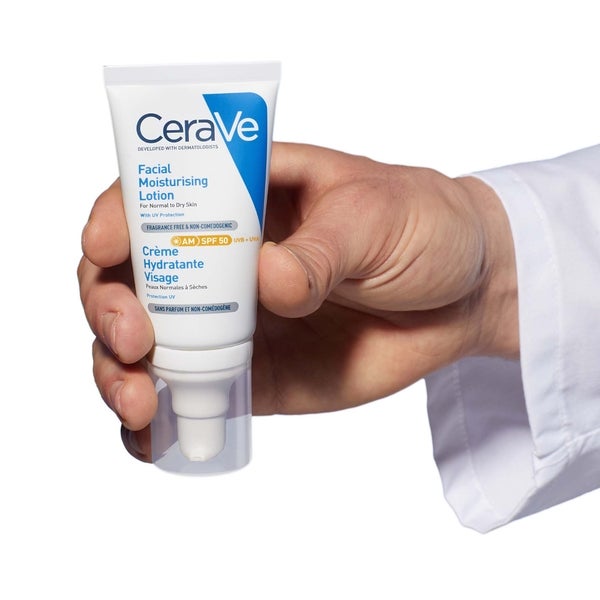 CeraVe AM Facial Moisturising Lotion SPF50 for Normal to Dry Skin 52ml Zeitbegrenzte Promotion