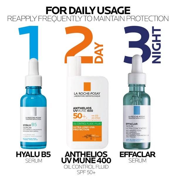 La Roche-Posay Anthelios Oil Control Fluid SPF50+ for Oily Blemish-Prone Skin 50ml Nur für heute