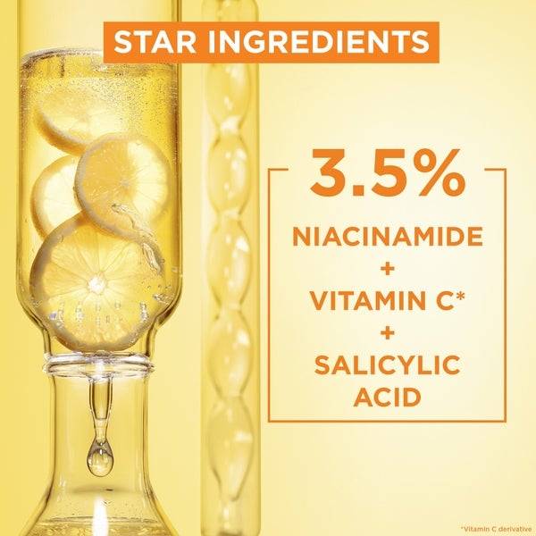 Garnier 3.5% Vitamin C, Niacinamide, Salicylic Acid, Brightening and Anti Dark Spot Serum 30ml im Angebot