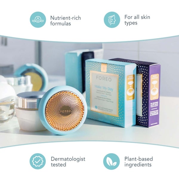 FOREO Make My Day UFO/UFO Mini Anti-Pollution and so Hydrating Face Mask (7 Pack) Sonderangebote
