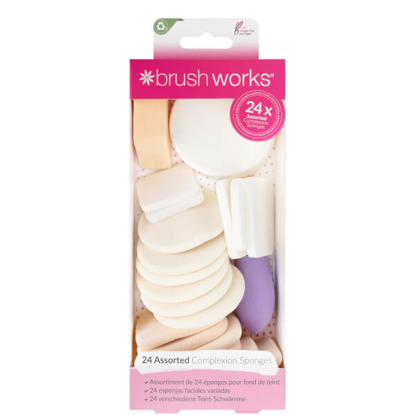 brushworks Assorted Make Up Sponges Super Rabatt