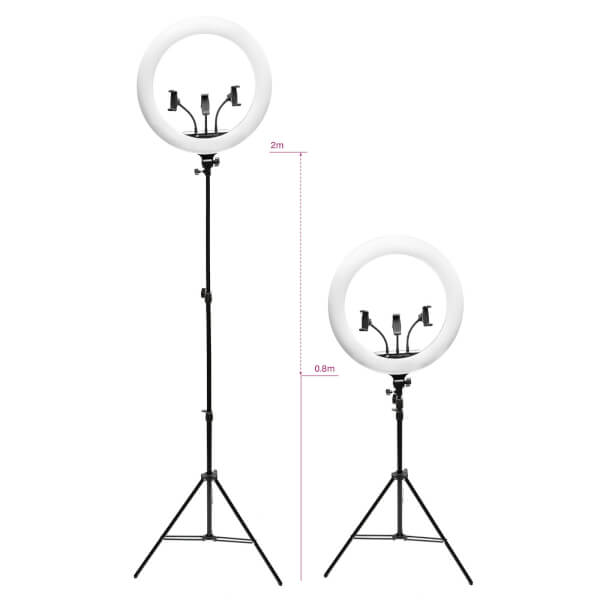 Rio Professional Makeup and Vlogging 18 Inch Dimmable LED Ring Light Rabatte dieses Monats