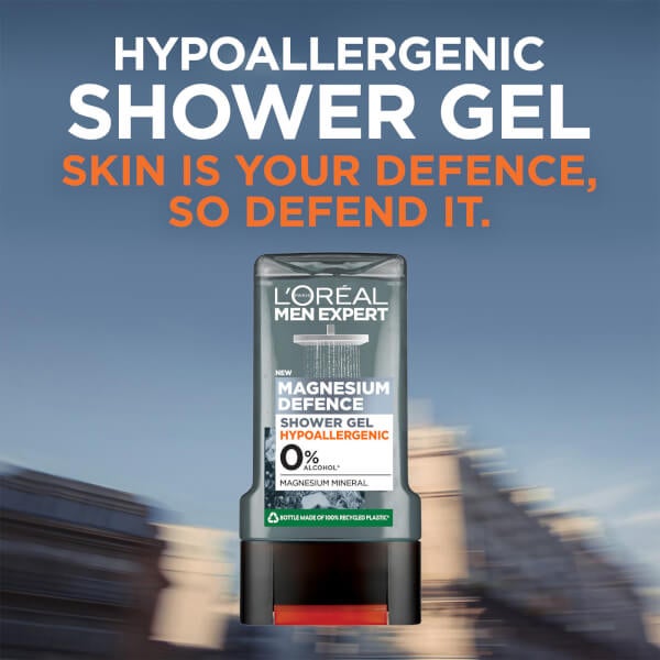 L'Oréal Paris Men Expert Magnesium Defence Shower Gel 300ml Begrenztes Angebot