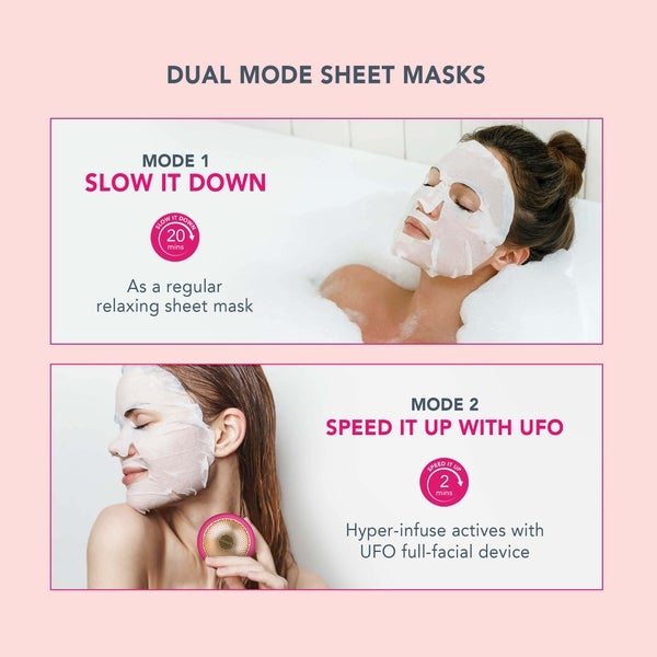 FOREO Bulgarian Rose Moisture-Boosting Sheet Face Mask (3 Pack) Sonderangebote