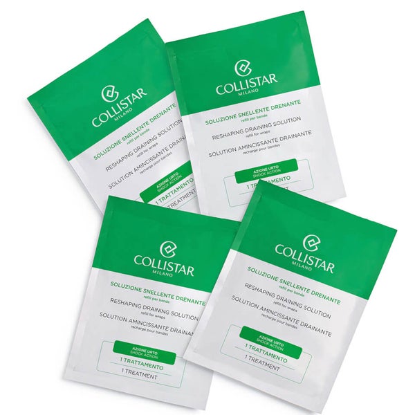 Collistar Reshaping Draining Solution Refill For Wraps 4 x 100ml 400ml Flash Sale