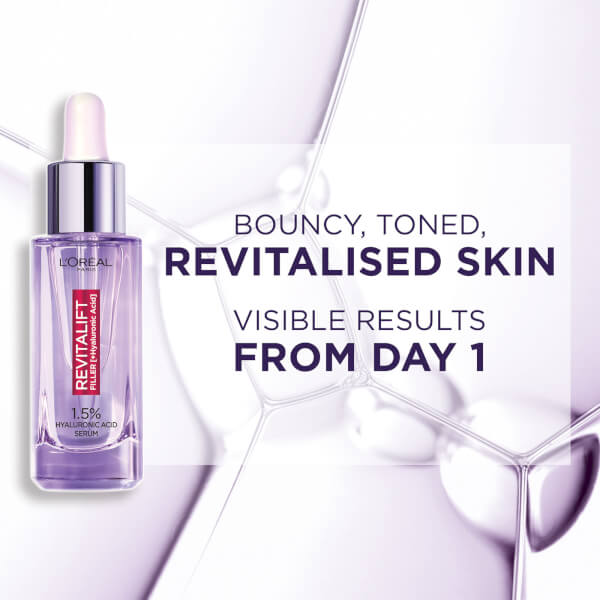 L'Oréal Paris 1.5% Hyaluronic Acid Revitalift Filler Serum 30ml Hotsell