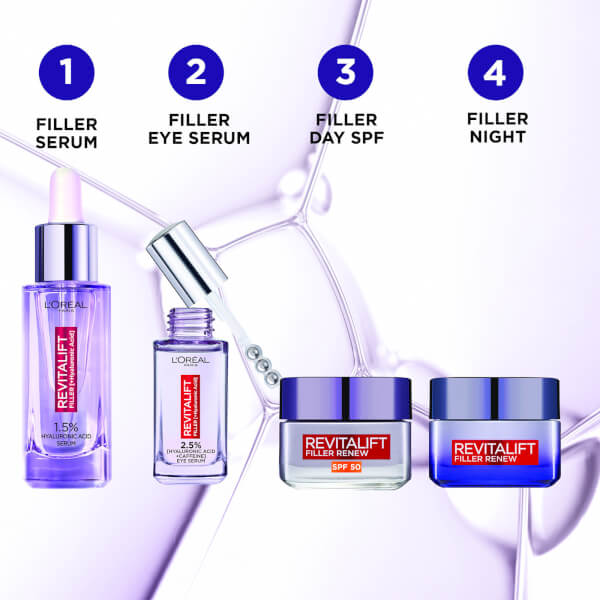 L'Oréal Paris 1.5% Hyaluronic Acid Revitalift Filler Serum 30ml Hotsell
