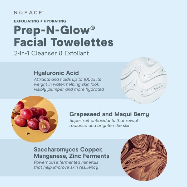 NuFACE Prep-N-Glow Facial Towelette (5 Pack) Bis zu 50% Rabatt