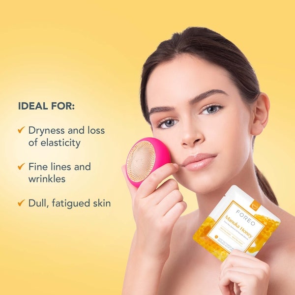 FOREO Manuka Honey UFO/UFO Mini Revitalising Face Mask for Ageing Skin (6 Pack) Riesige Rabatte