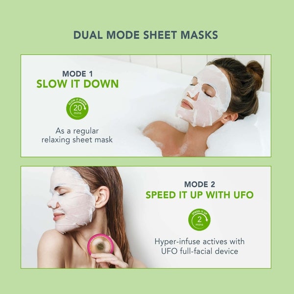 FOREO Green Tea Purifying Sheet Face Mask (3 Pack) Im Verkauf