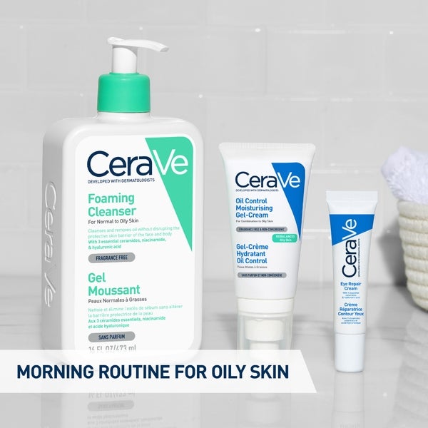 CeraVe Oil Control Moisturising Gel-Cream With Oil Absorbing Technology and Ceramides for Combination and Oily Skin 52ml Günstiger Verkauf