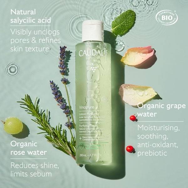 Caudalie Vinopure Reinigendes Gesichtswasser 200ml Sonderangebot