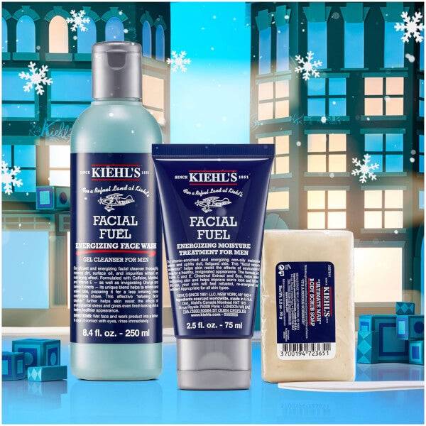 Kiehl's Men's Energizing Essentials Set Discount Store für neue Produkte