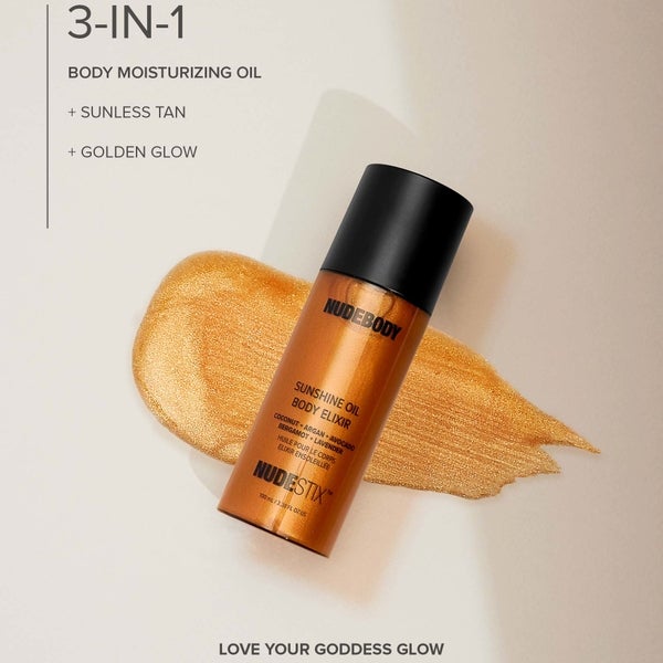 NUDESTIX Nudebody Sunshine Oil Body Elixir 100ml Begrenzt auf 3 Tage