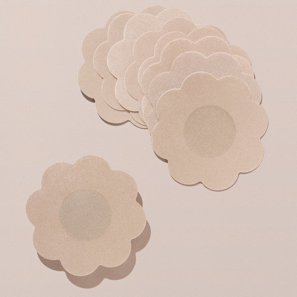 Parsa Beauty PARSA Beauty Nippelapdeckung Brustwarzenabdeckung Nipple Covers Satin beige Großer Ausverkauf
