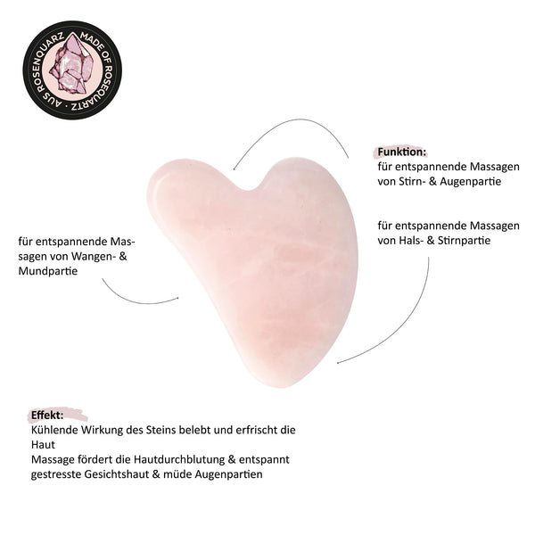 Parsa Beauty PARSA Beauty Gua Sha Massagestein Rosenquarz Fabrikverkauf