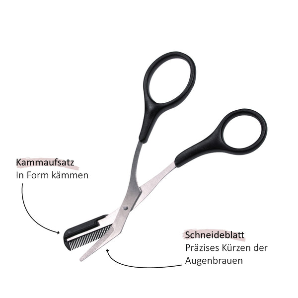 Parsa Beauty PARSA Beauty Augenbrauenschere mit Kamm Blitzverkäufe