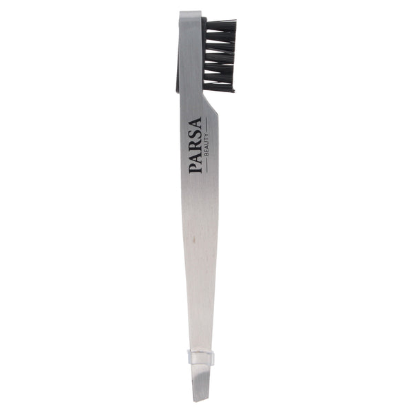 Parsa Beauty PARSA Beauty Pinzette mit Augenbrauenbürstchen, 2in1 Online Outlet
