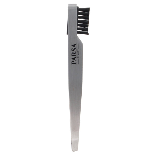 Parsa Beauty PARSA Beauty Pinzette mit Augenbrauenbürstchen, 2in1 Online Outlet
