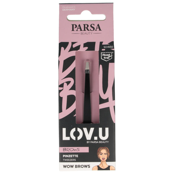 Parsa Beauty PARSA Beauty LOV.U Pinzette schräg, schwarz Zeitlich begrenztes Angebot