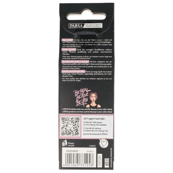 Parsa Beauty PARSA Beauty LOV.U Pinzette schräg, rosa Große Rabatte