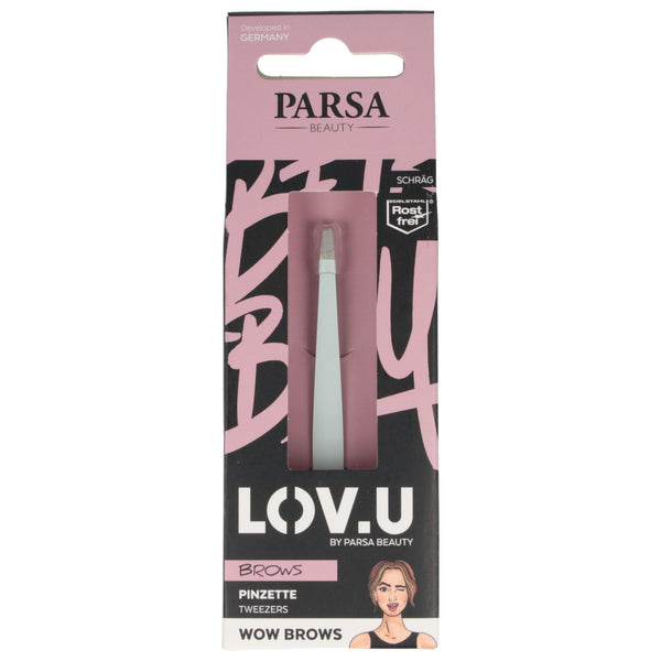 Parsa Beauty PARSA Beauty LOV.U Pinzette schräg, mint Neuheiten