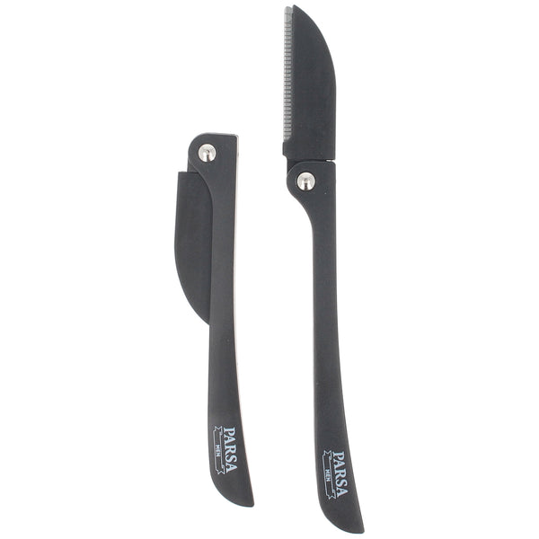 Parsa Beauty PARSA Men Haar- und Bartmesser, 2er Set klappbar japanischer Edelstahl Tägliche Deals