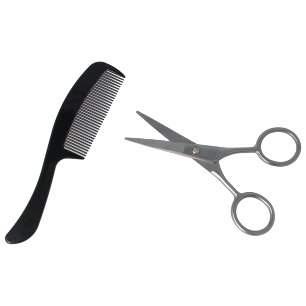 Parsa Beauty PARSA Beauty Black Edition Bart-Set - Schere und Kamm Neueste Stile