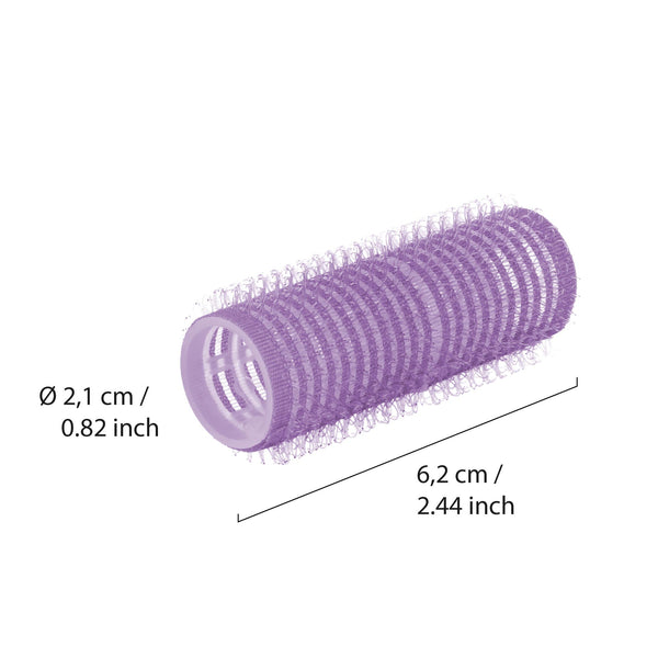 Parsa Beauty PARSA Beauty Haftwickler Lockenwickler Klettwickler 21mm lila 6 Stück zollfrei